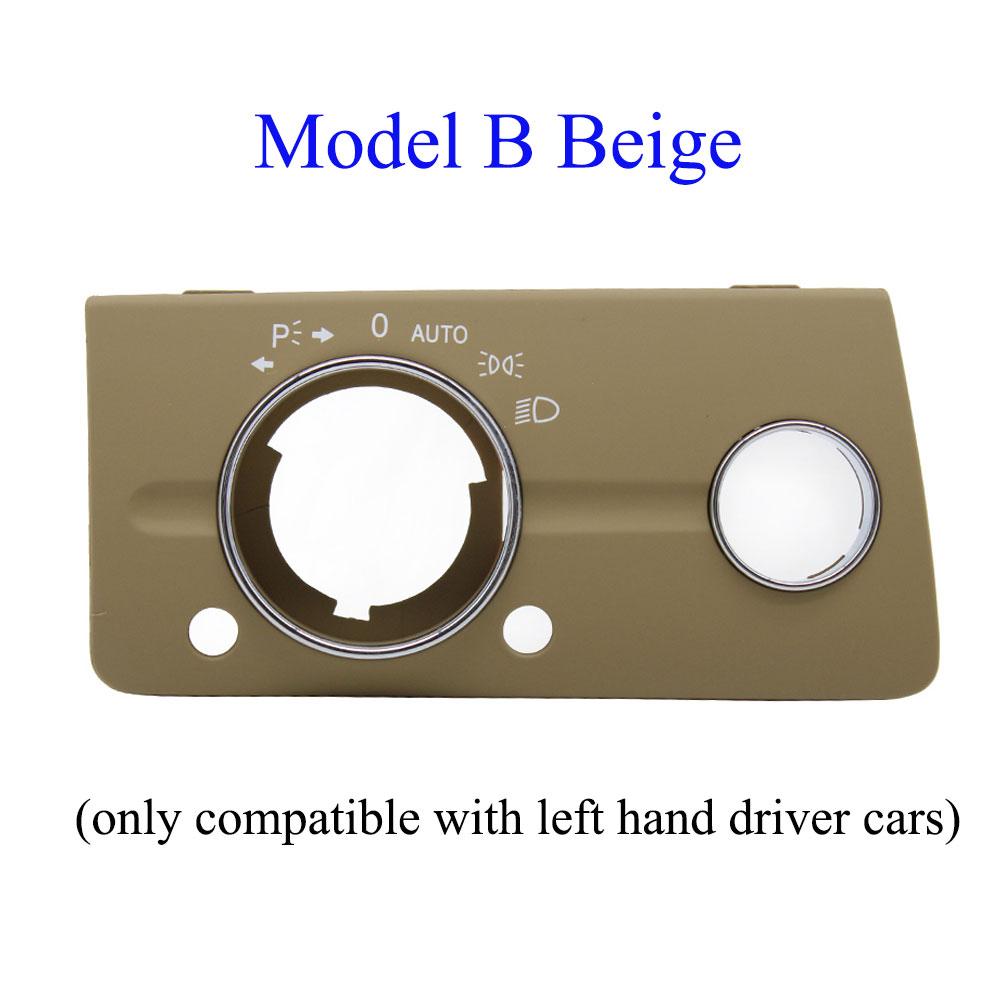 LHD Dashboard Headlight Cover Head Lamp Control Switch Panel Replacement For Mercedes Benz W211 E Class E320 E350 E550 2003-2008
