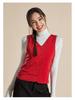 Haosangyuan Warm Mulberry Silk Embroidered Vest for Autumn and Winter