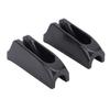 Boat Rope Clam Cleat Nylon Non Slip Stable Fastening Clam Cleat for Yachts Ships Black 44 X 13mm   1.73 X 0.51in 2 Pcs
