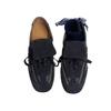 Women's Soft Sole Soft Sneaker Fall New Round Toe Deep Mouth Suede Open Toe Front Lace-Up Non-Slip Flats