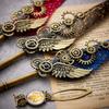 Replaceable 5 Nib Metal Signature Pen European Style Feather Pen  School Supplies