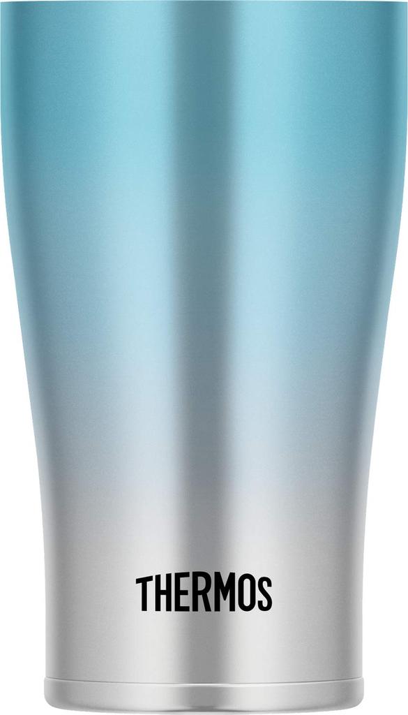 Thermos Vacuum Insulated Blue A Great Day Gift for Beer Lovers and Tumbler, 0.34L, Fade, JDE-341C, BL-FD. Father's Birthdays.
