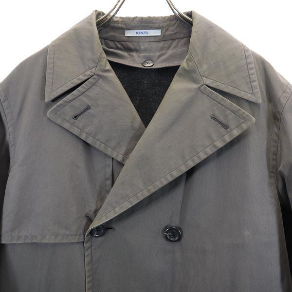 Kenzo 90s Omu Made In Japan Old With Liner Trench Coat 2 Gray HOMNE Men's Used