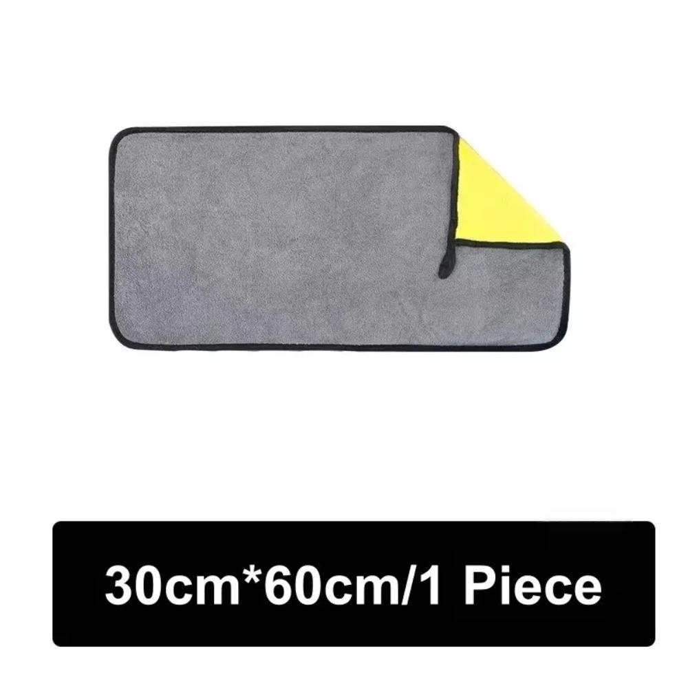 Car Washing Double Layer Thickened Microfiber Cleaning Towel Soft Car Washing Drying Cloth