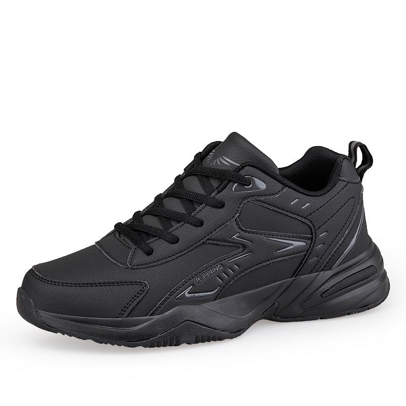 

Autumn New Men Microfber Running Shoes Luxury Brand Men Shoes School Student Air-cushi Sneakers Fashi Man Casual Shoes 35-48 39 чёрный