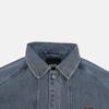 Vans Denim Logo Coach Collar Simple Single-Breasted Raglan Long Sleeve Denim Jacket Men Jackets VN000TJ7GLX