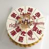 2025 New Year Grandpa Lucky Spin Wheel Cake Decor: Prosperity & Happiness