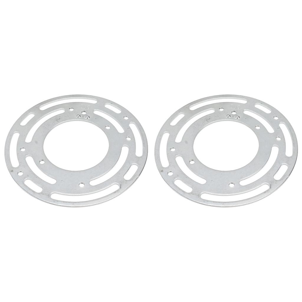 2 Set Light Fixture Mounting Bracket 4in Universal Lighting Steel Circle Crossbar Ceiling Fan Plate Complete Accessories