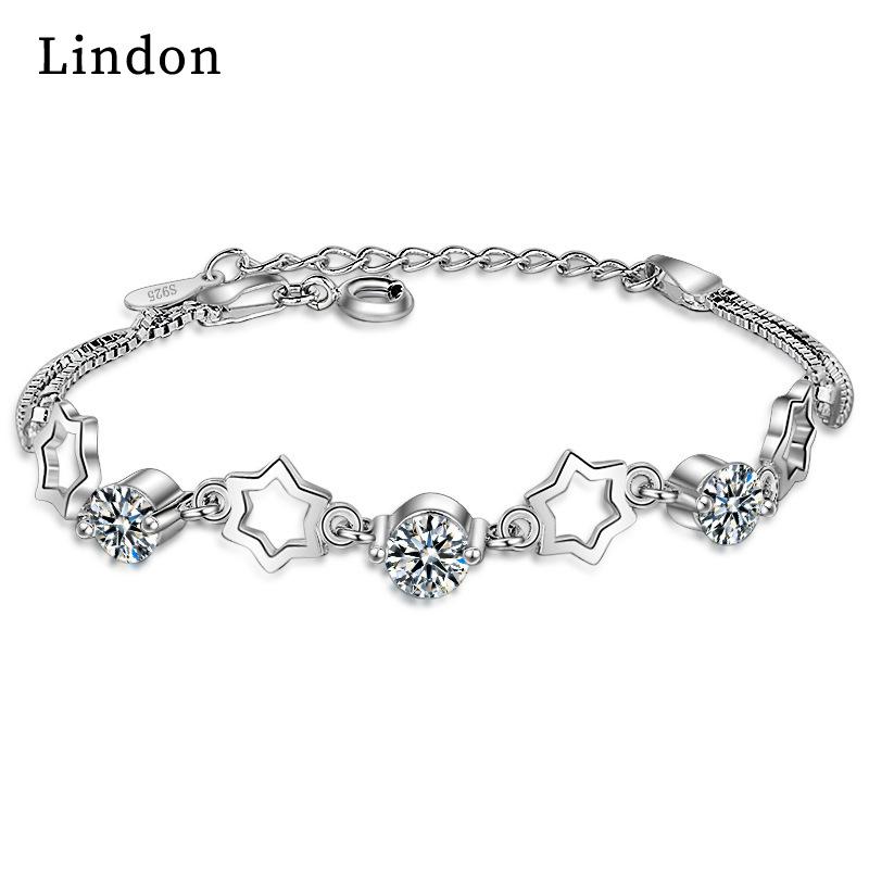 Женские медные кольца Lindon с цирконом, ювелирное кольцо для вечеринки, юбилея белый