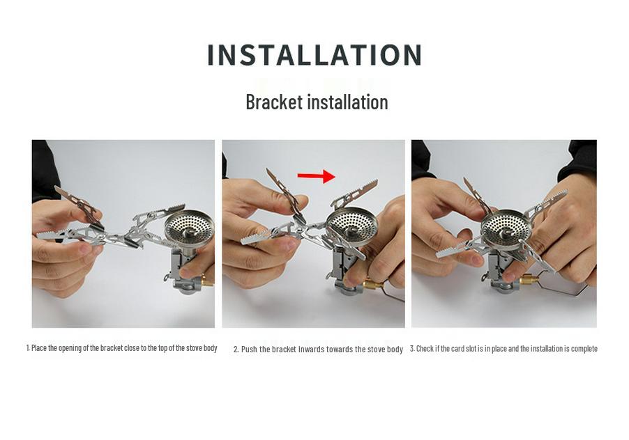 Koman BKZ01 Portable Camping Stove Tripod Stand