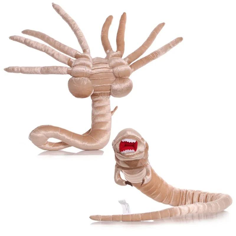 New Alien Xenomorph Plush Toy Cartoon Soft 50cm Facehugger Stuffed Doll Toy 115cm Chestburster Plushie Halloween Gift Decor Gift