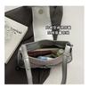 IELGY French Niche Chain Underarm Bag Stone Pattern Small Square Bag Fashion One-Shoulder Messenger Baguette Bag