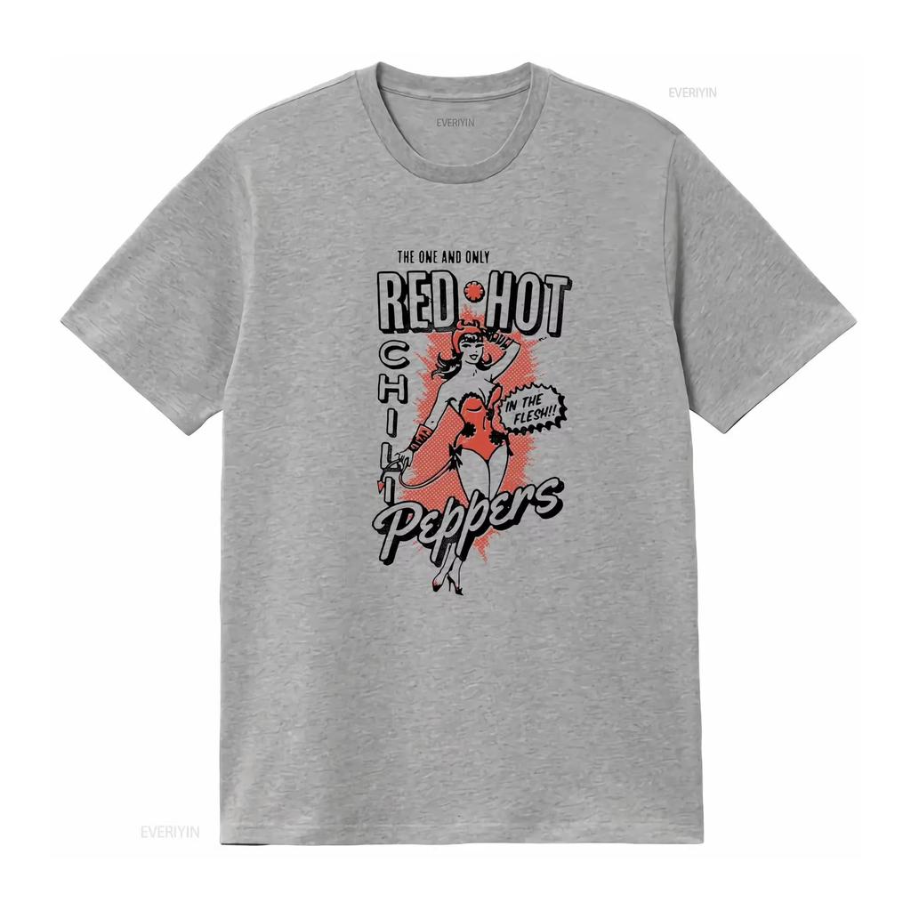 Red Hot Chili Pepper T Shirt Mother Day Gift New Anniversary Unisex Vintage Washed Breathable Unisex Stretched Comfortable