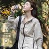 Luotuo 2026 Women's Hooded Sun Protection Jacket - Lightweight Ice Silk for Outdoor Summer Wear