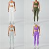 Yoga-Outfit für Damen High-Impact Sportbekleidung mit feuchtigkeitsableitendem und atmungsaktivem Stoff für Fitness und Laufen