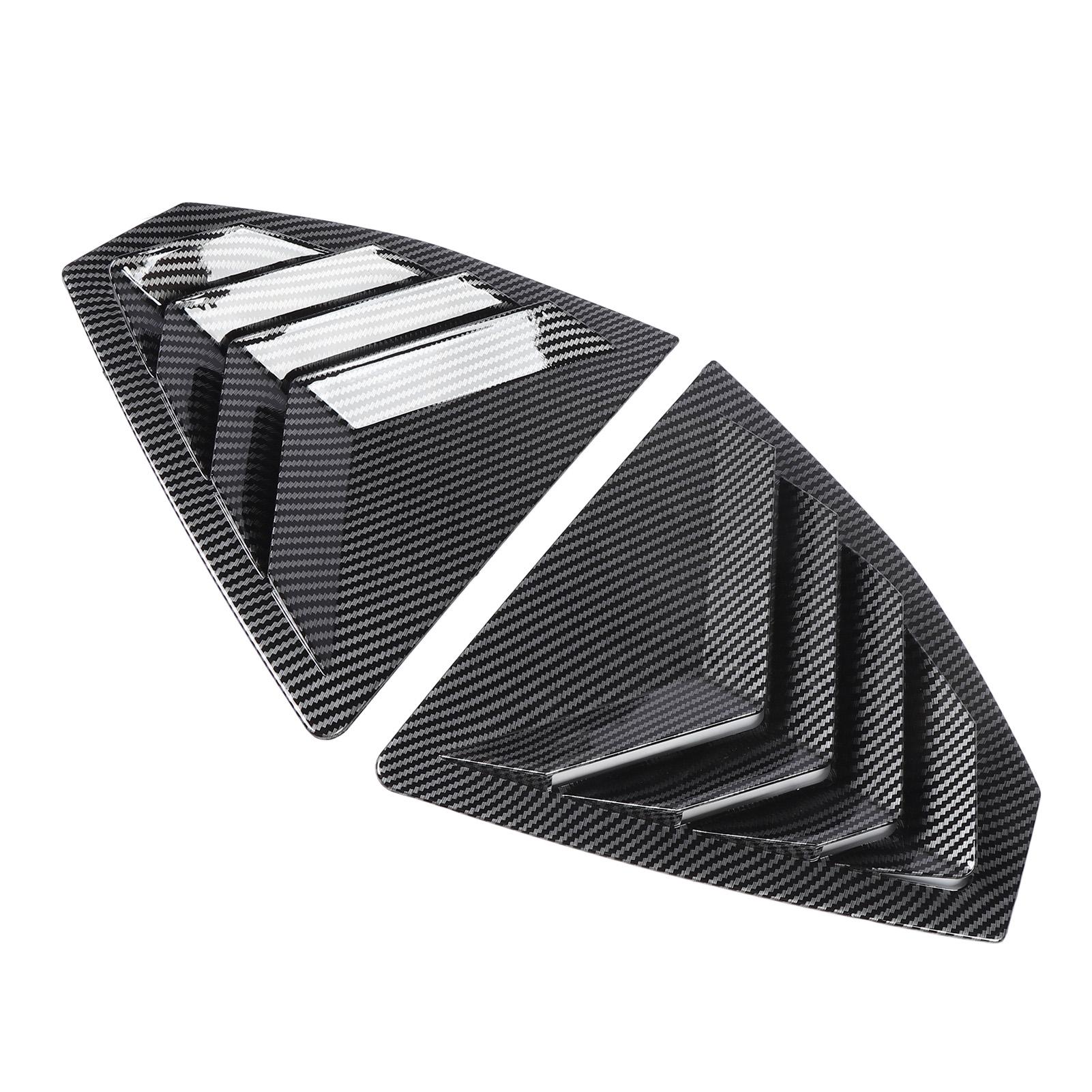 

1 пара декоративних накладок-жалюзі на задні бічні вікна, стиль карбон, ударостійкі, для WRX STI VB 2022 і новіших