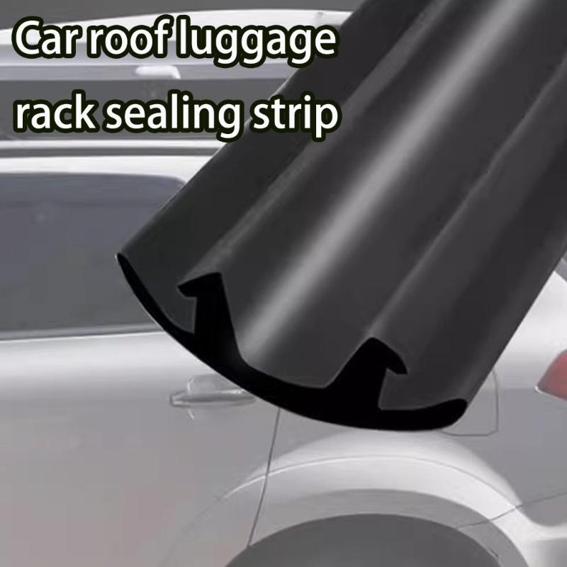 Universal Roof Rack Channel Seal Flexible Rubber Strips Waterproof For Sedans Crossovers And Family Vehicles