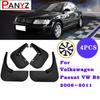 4x For Volkswagen Passat VW B6 R-LINE CC B8 2006- Front Rear Anti-splash Upgrade Mudguards Fender Mudflap Car Accessories