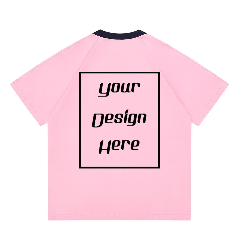Streetwear Customized Pattern Print Unisex T-Shirt Harajuku Casual O Neck Student Lovers Short Sleeves Men Women Massive Cotton T-Shirt