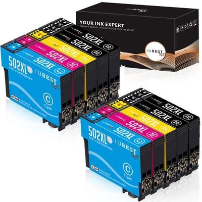 Inkoustová kazeta Epson 502 xl Kompatibilní pro tiskárnu Workforce WF-2860 - Balení 10 kusů
