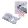 3pc Non-Stick Presser Foot Common Leather for Domestic Sewing Machine.