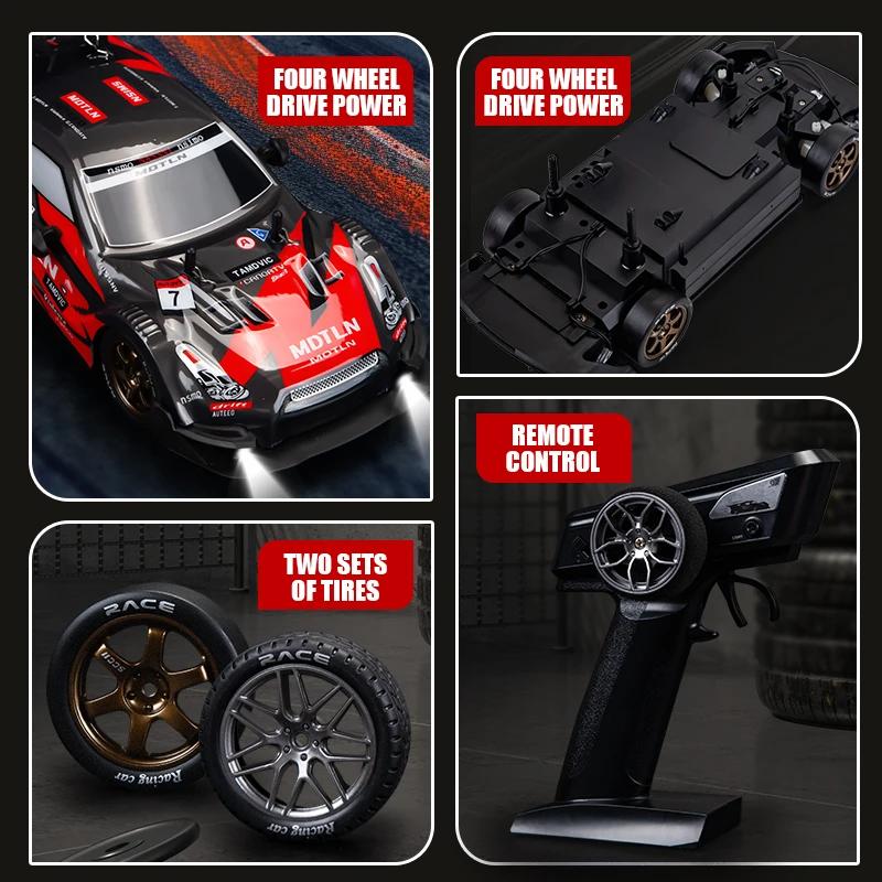 ABAX1 Professional RC remote control car four-wheel drive drift racing car cool lighting competition racing car electric toy