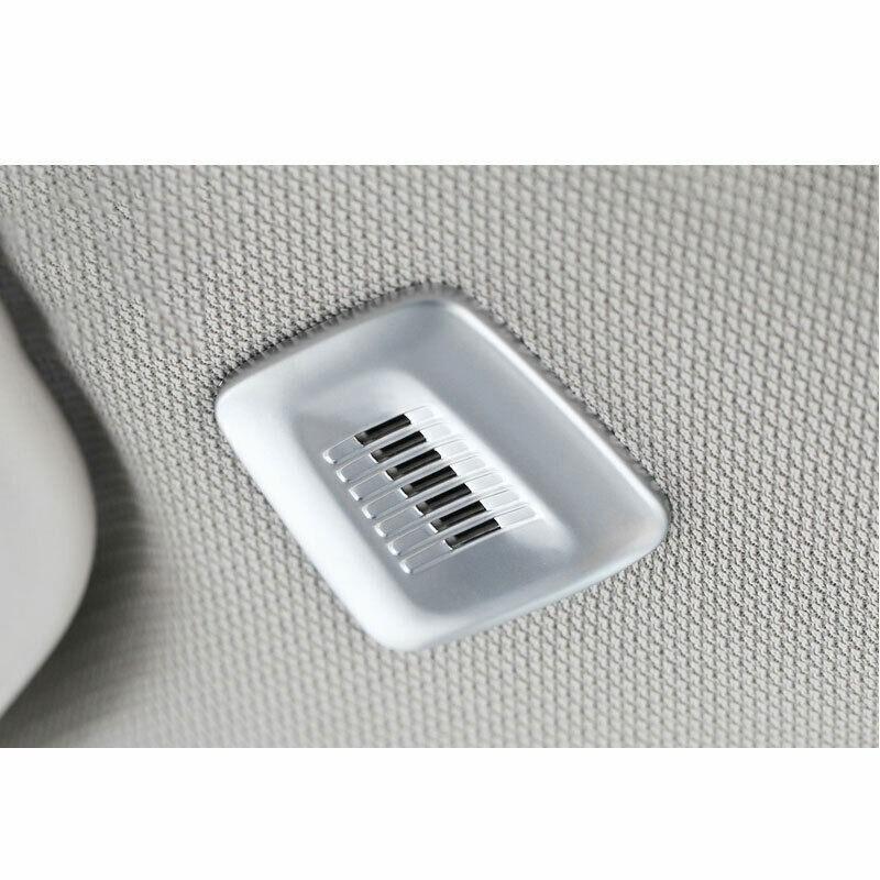2014-2018 For BMW X5 X6 F15 F16 Matte Silver Speaker Audio Surround Trim Cover