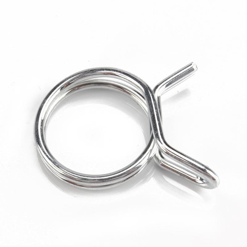 75 Pcs/set Double Line Fuel Line Silicone Hose Pipe Spring Clamp Clamp Combination Kit