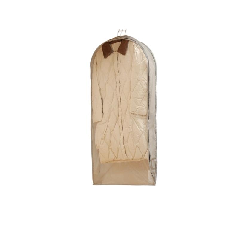 Space Saving PEVA Dust Cover With Viewing Panel  Clothing Protector For Wardrobe Suitcase Hanging Garment Bag f