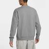 Jordan Solid Color Logo Patch Fleece-Lined Crew Neck Sweatshirt Men Tops Gray FB3910-091