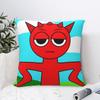 Pillow Cover S-Sprunki Game Graphic Cushion Cover New Fashion Pillow Case For Sofa Car Home Decor Pillowcases