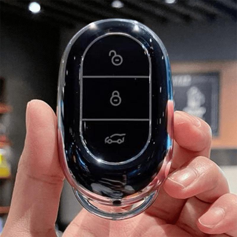Tpu Car Key Case For Saic Im Zhiji Ls6 L6 Ls7 Accessories Keychain Remote Cover Shell Ring Holder Fob Housing