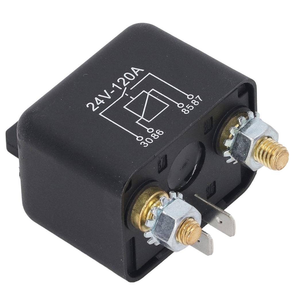 Starter Solenoid Relay Brass Coil Quick Motor Start Strong Power 4 Pin Car Starter Relay 120A 24V
