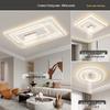Moderne minimalistische LED-Deckenleuchte