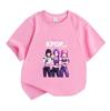 Kids Boys Girls Crew Neck Short Sleeve 100% Cotton T-Shirt,