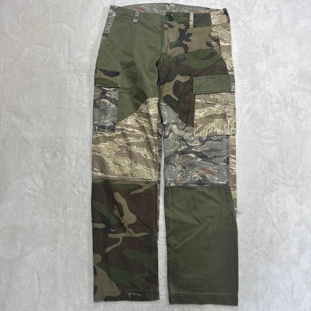Used QUIKSILVER QS CULTURE [M] Takashi Kumagai Camo pants