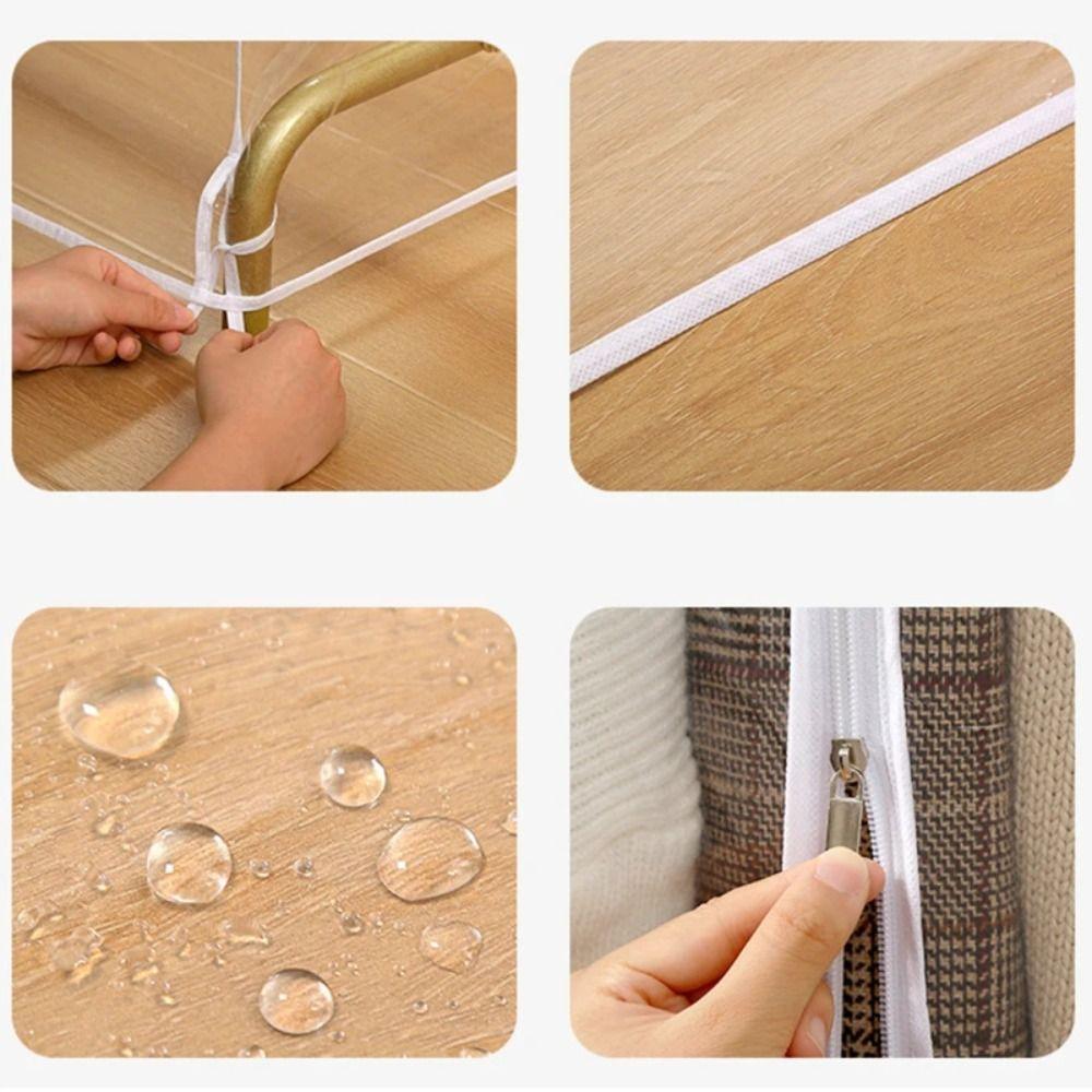 Waterproof Floor  Clothes Hanger Dust Cover Large Clothing Protector Organizer  Wardrobe