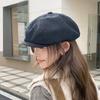 Autumn and winter Internet celebrity hat casual face small versatile octagonal beret new octagonal hat literary retro Japan and Korea