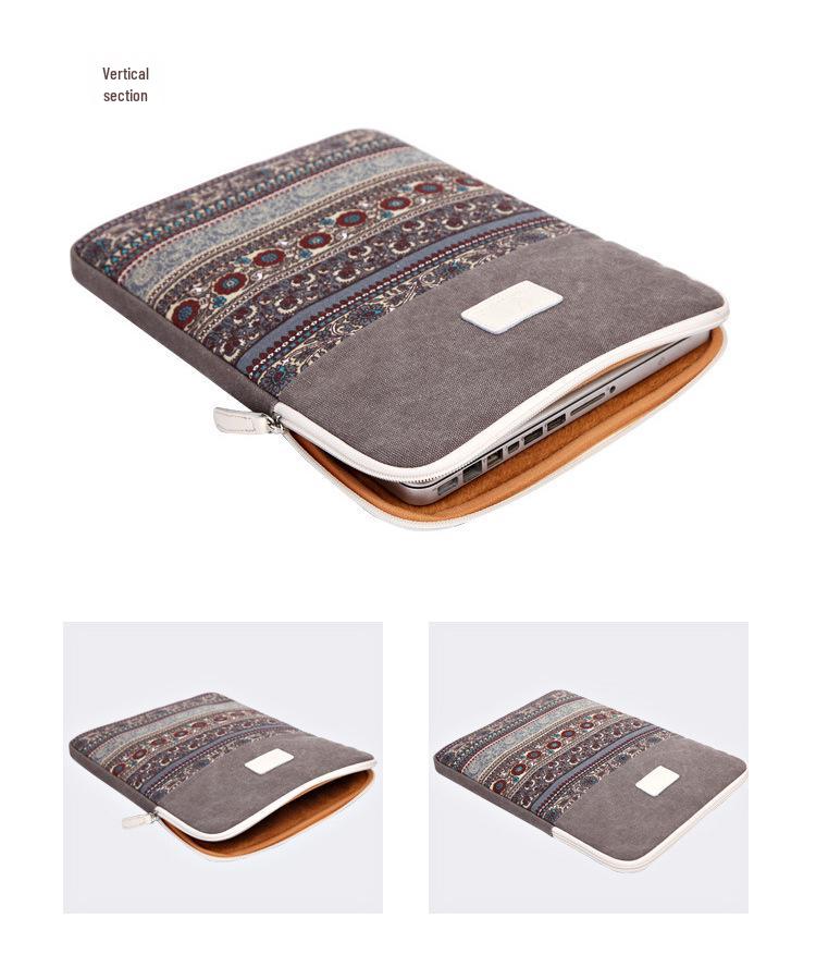 Canvas Laptop Sleeve for MacBook and Tablets - Fits 13", 14", 15"