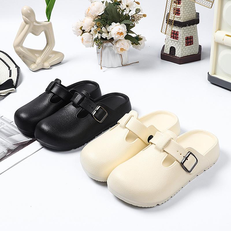 Fashion 2025 New Women's Outdoor Beach Sandals Retro Thick Bottom Baotou Sandals Women's Summer Sandals