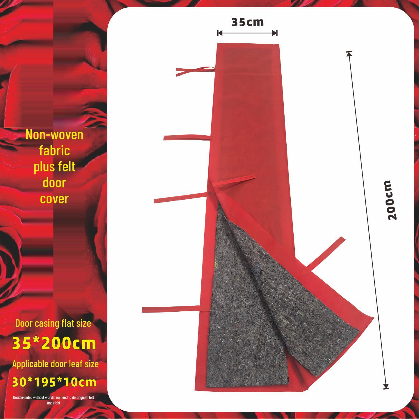

Thickened Felt Door Leaf Protector – Durable, Dustproof Non-woven Renovation Cover