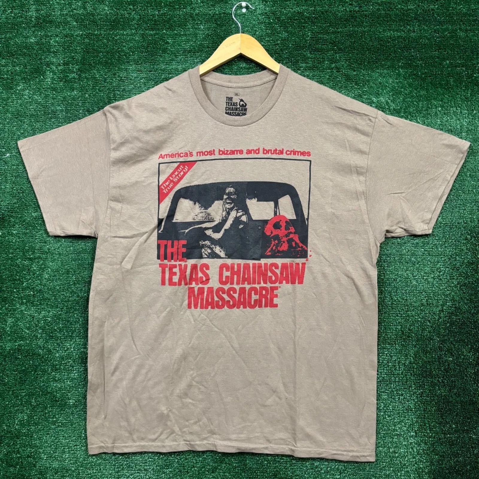 The Texas Chainsaw Massacre The Uncut True Story Horror T-shirt Extra Large M