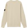 STONE ISLAND Ribbed Crew Neck Pullover Long Sleeve Sweatshirt Men Sweatshirt Beige 811563750-V0097