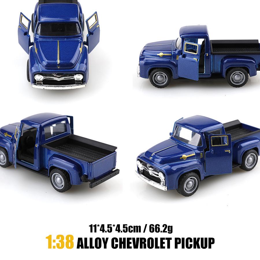 Vintage Red Retro Alloy Pickup Truck Model Toy by Miyanishi Tatsuya