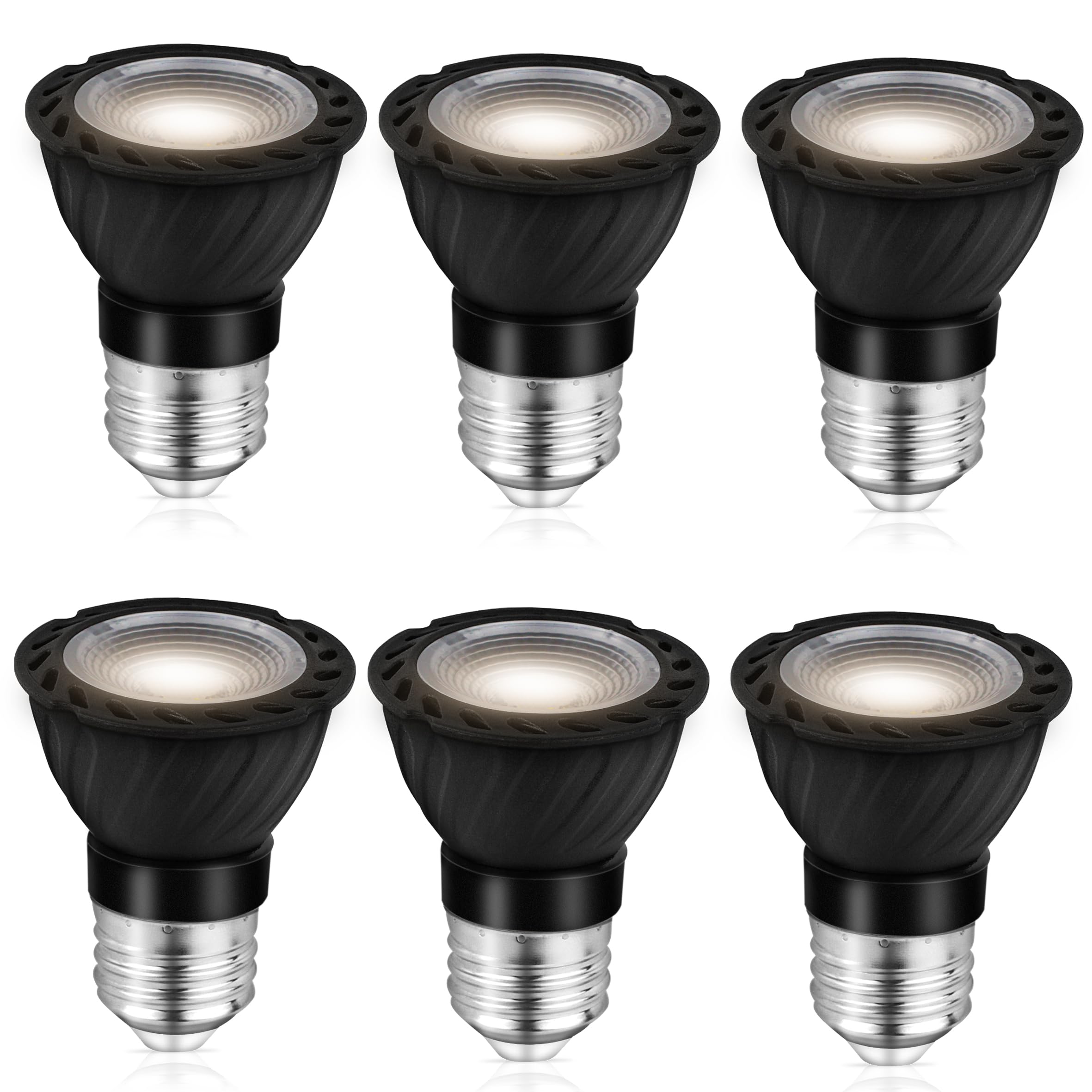 

LED Spotlight, E26 Base, 5.5W, 600LM, 50W Halogen Equivalent, 30° Concentrated Beam, Ra95+ High Color Rendering, Energy Saving, Non-Dimmable,