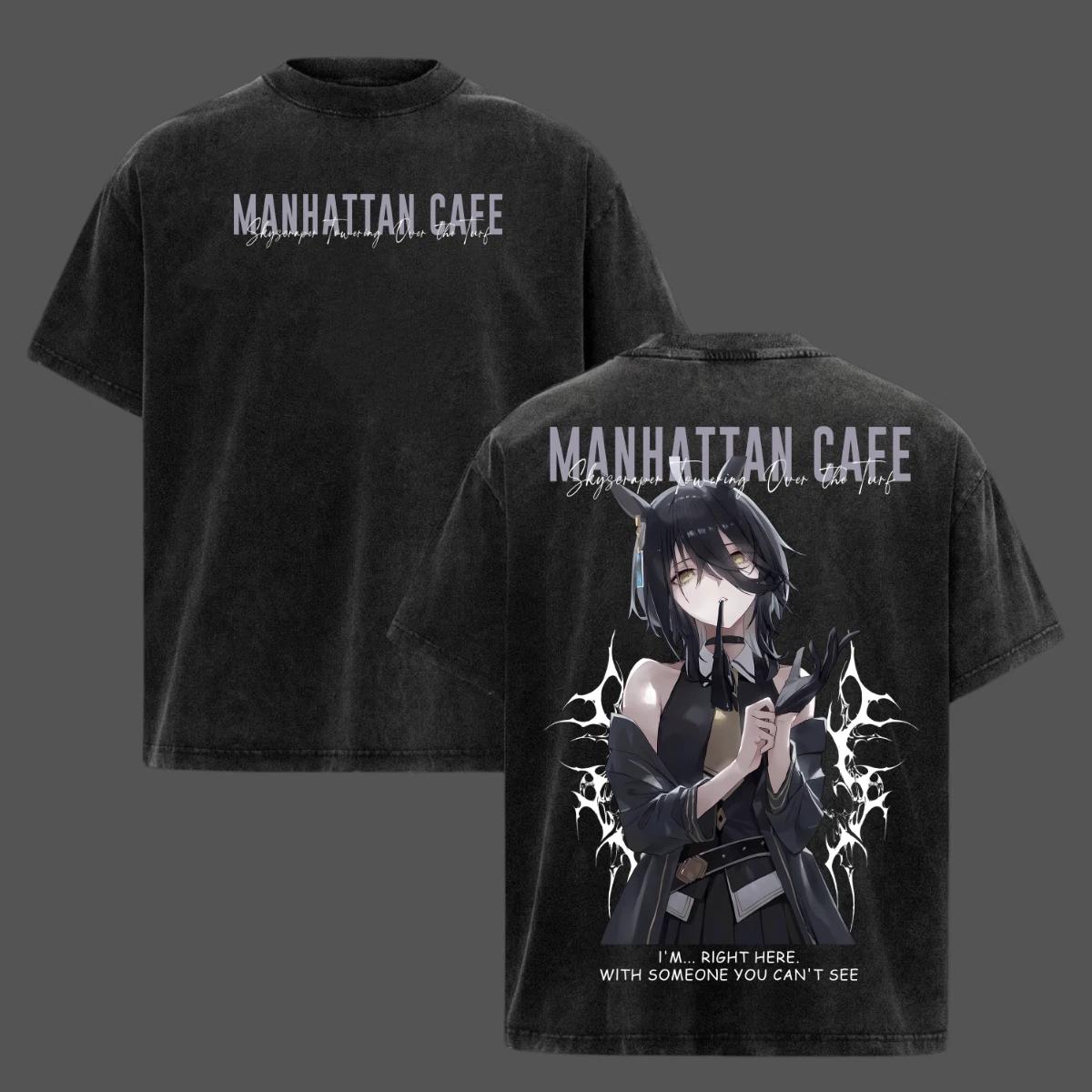 Limited Manhattan Cafe T-Shirt Musume Pretty Derby Anime Tee Vintage Acid Washed M
