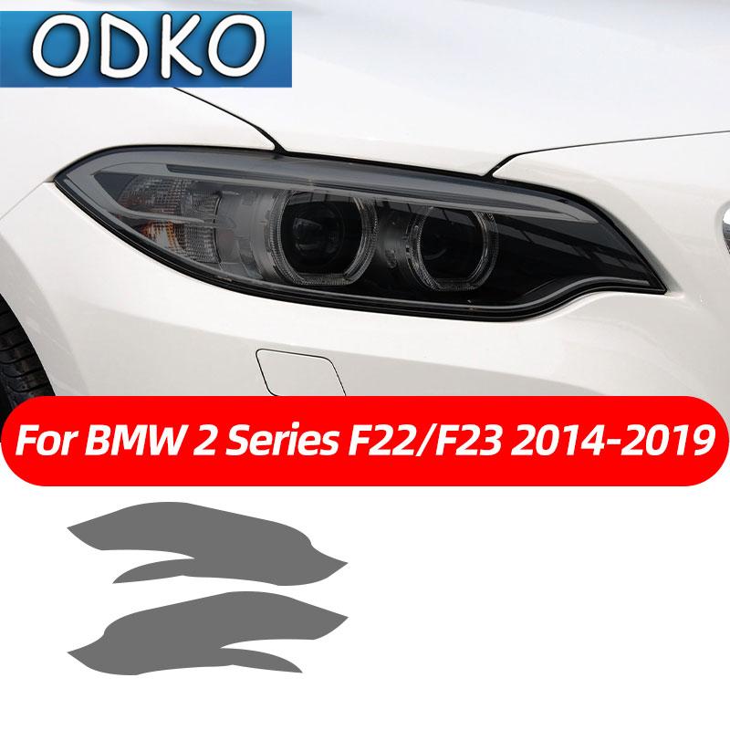 Autocollant TPU Noir Fumée Film Protecteur Phare de Voiture Pour BMW F40 F22 F44 F30 F31 G20 F34 F32 F36 F10 G30 F06 F07 F12 F01 G11