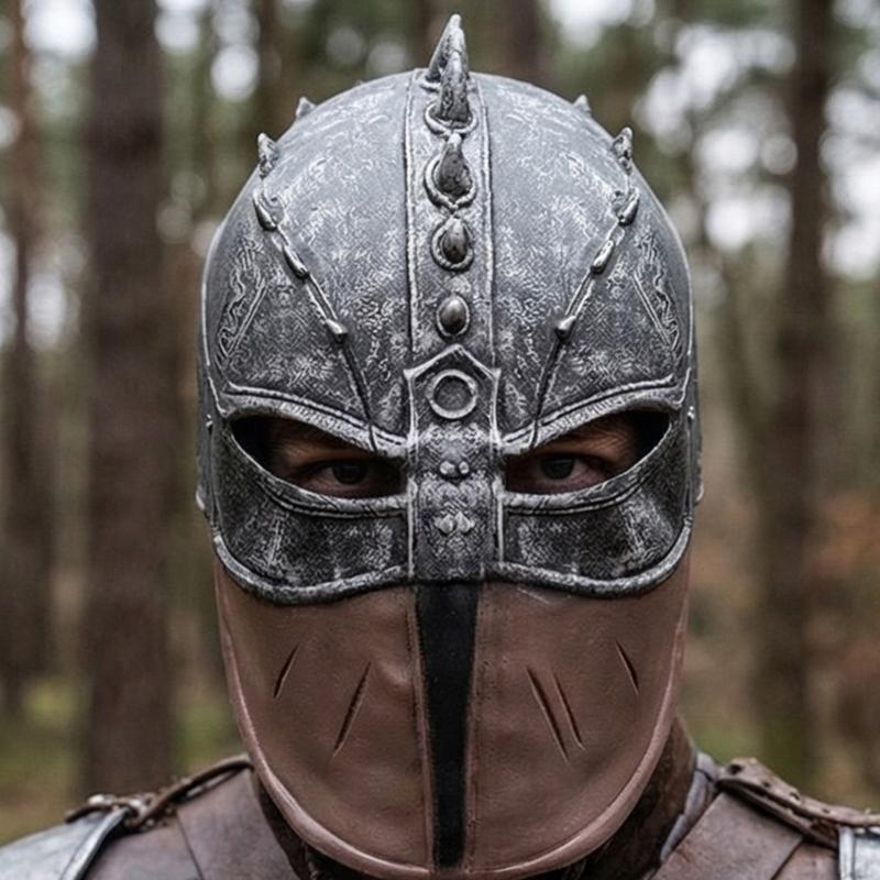 Movie Hiccup Latex Mask Helmet Role Play Accessory Face Cover For Cosplay And Halloween Costume Party