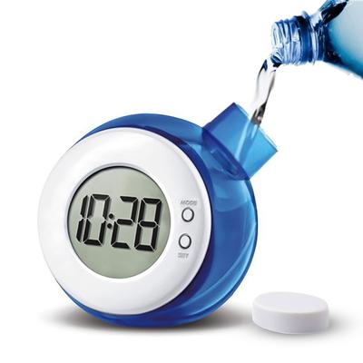 Kreative wasserbetriebene Uhr, Kinderschreibtisch, Tischuhr, intelligentes Wasserelement, stumme Digitaluhr mit Kalender, Wohnkultur, Kindergeschenke
