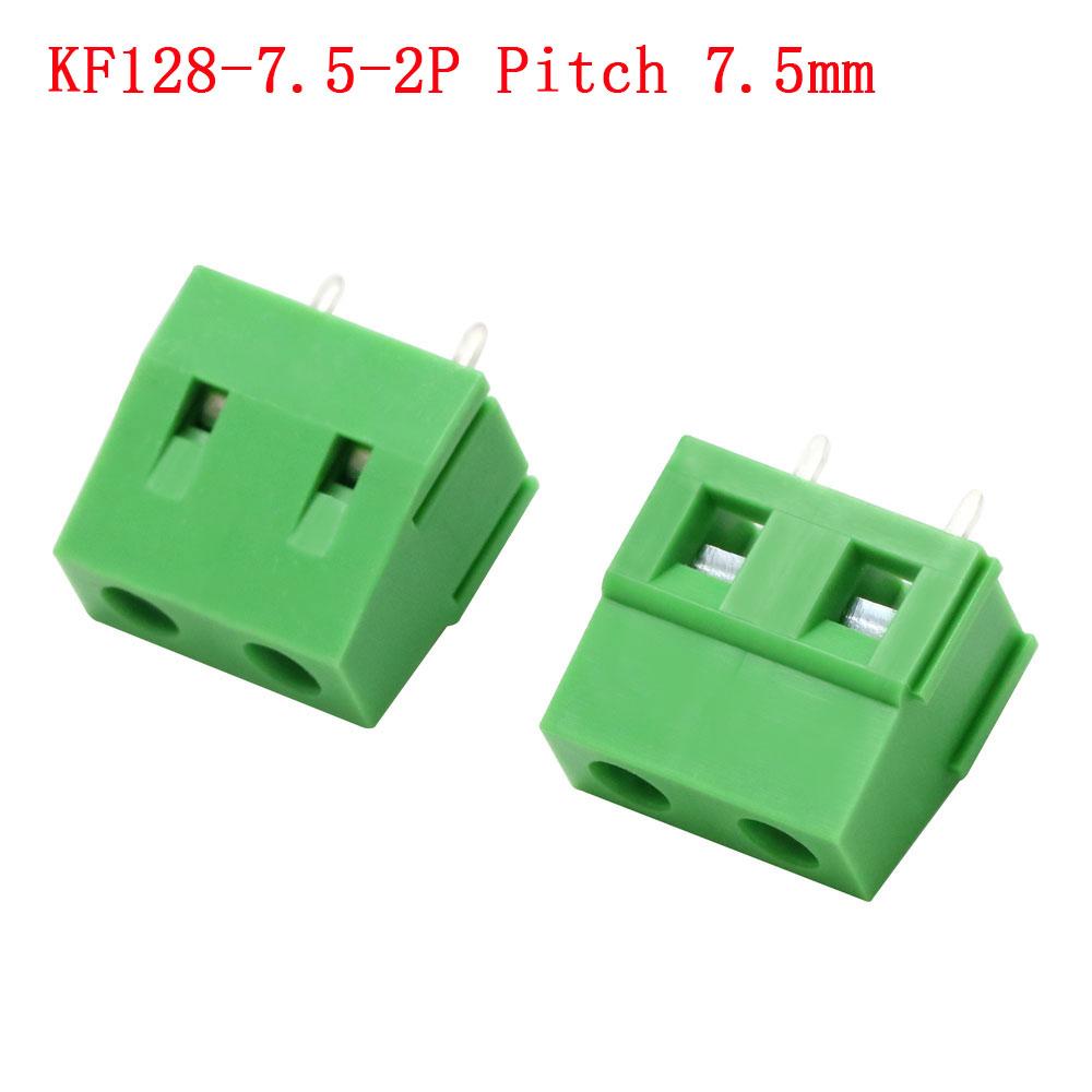 KF103/126/128/301/350/396-2pinový/3pinový rozteč 2,54/3,5/3,81/3,96/5,0/7,5 mm bloková spojovací svorkovnice šroubového typu PCB šroubová svorkovnice